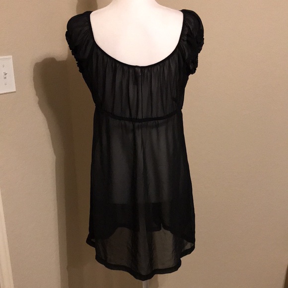 VS - Nightie (M/L) - sheer black 100% polyester - Picture 3 of 5